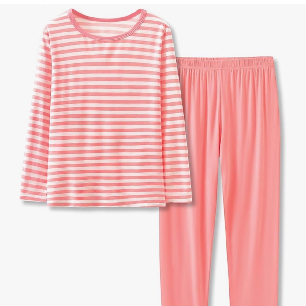 NEW Tebbis Pajamas for Girls Modal Fiber Long Sleeve & Pants